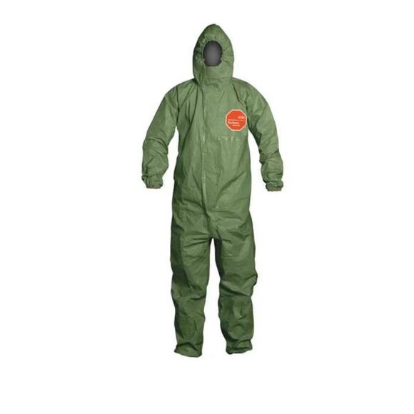 DuPont TYCHEM 2000 SFR Sz L Hazardous Chemical Protective Coveralls Lot Of 2 New - Picture 1 of 8